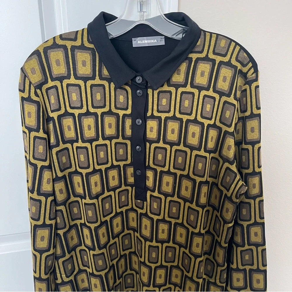 Alembika Dynamite Days Button Down Tunic